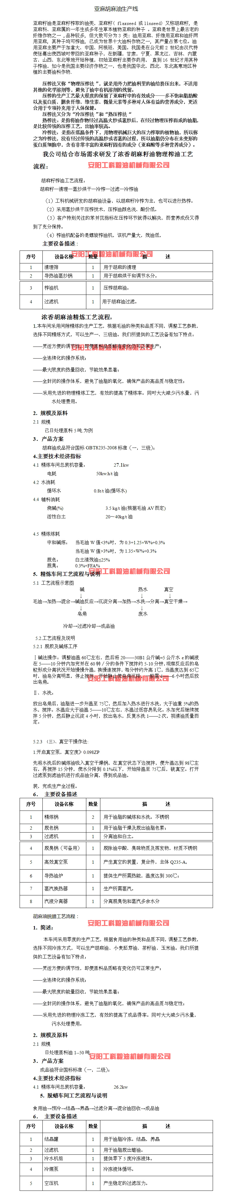胡麻油说明书